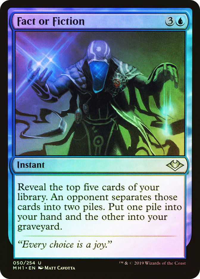 MTG 分数ジャンクション fraction Jackson Foil 英語 Fact or Fiction | Modern Horizons | Star City Games