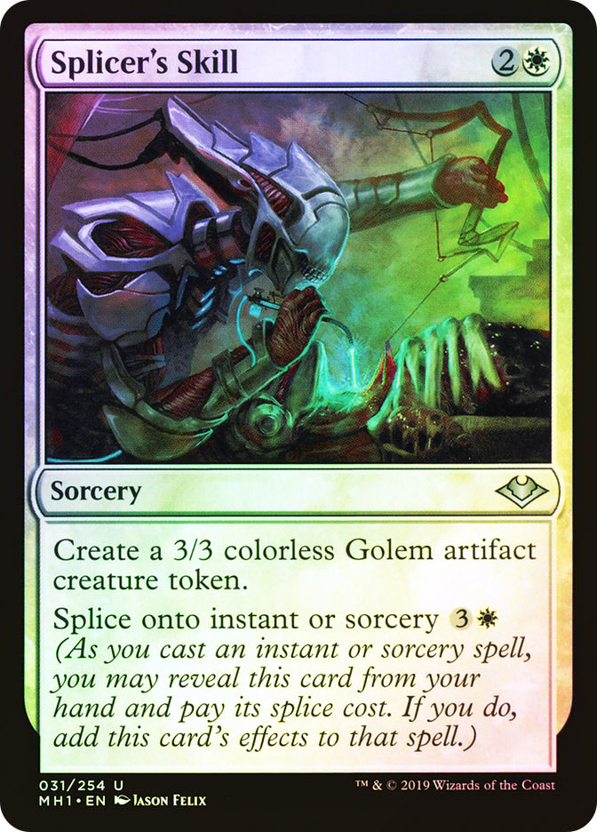 mtg splice cards Splicer's Skill | Modern Horizons