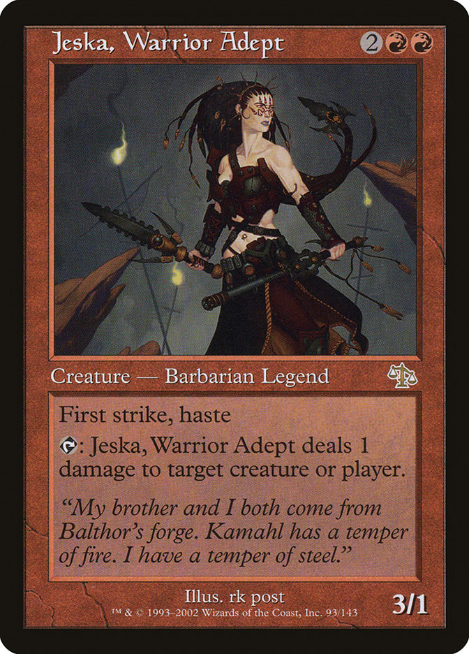 JUD 熟達の戦士ジェスカ/Jeska, Warrior Adept Foil Jeska, Warrior Adept | Judgment | Star City Games