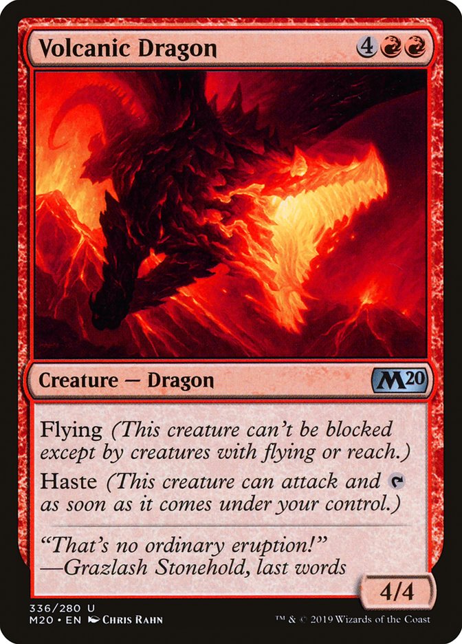Volcanic Dragon | Core Set 2020 | Star City Games