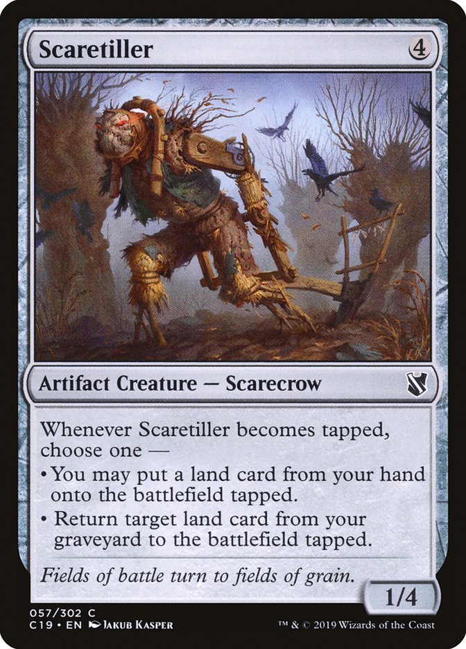 mtg cards that return land from graveyard Scaretiller | Commander 2019