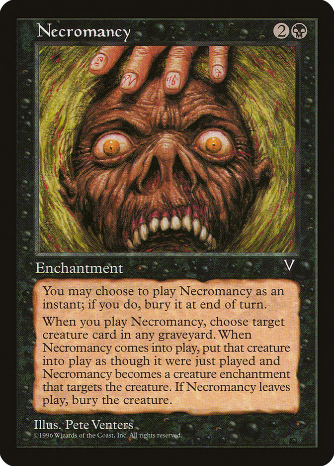 MTG ネクロマンシー / Necromancy VIS 英語 4枚 Necromancy | Visions | Star City Games