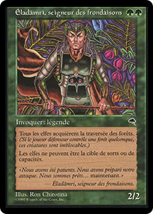 MTG Eladamri, Lord of Leaves TMP 2枚 EladamriLordOfLeaves__17272.