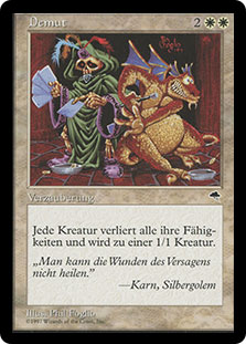 MTG 謙虚　ドイツ語 Humility | Tempest - German | Star City Games