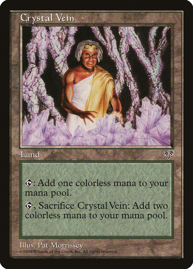 水晶鉱脈/Crystal Vein MIR mtg サインド サイン Crystal Vein | Mirage | Star City Games