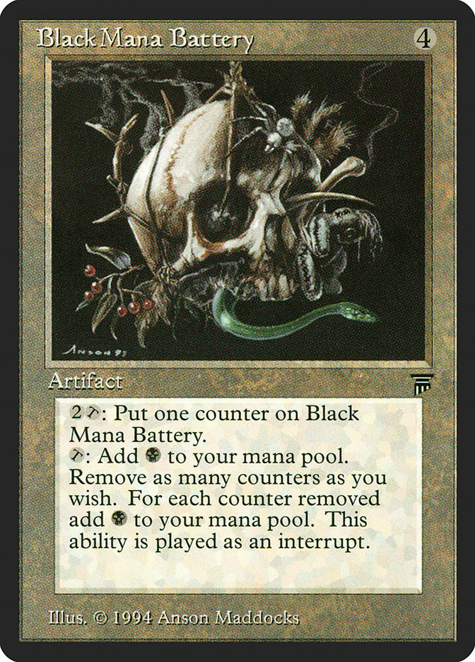 Black Mana Battery | Legends | Star City Games