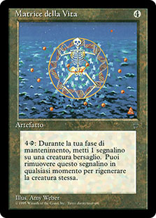 【MTG、brg鑑定品】Mana Matrix Life Matrix | Legends - Italian | Star City Games