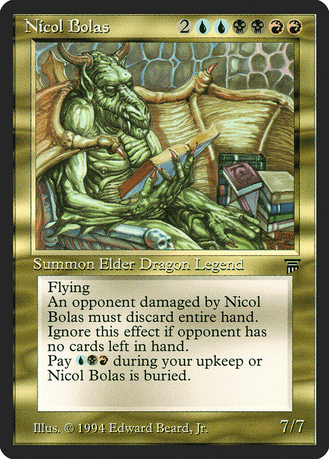 MTG Nicol Bolas レジェンド　旧枠 Nicol Bolas | Legends | Star City Games