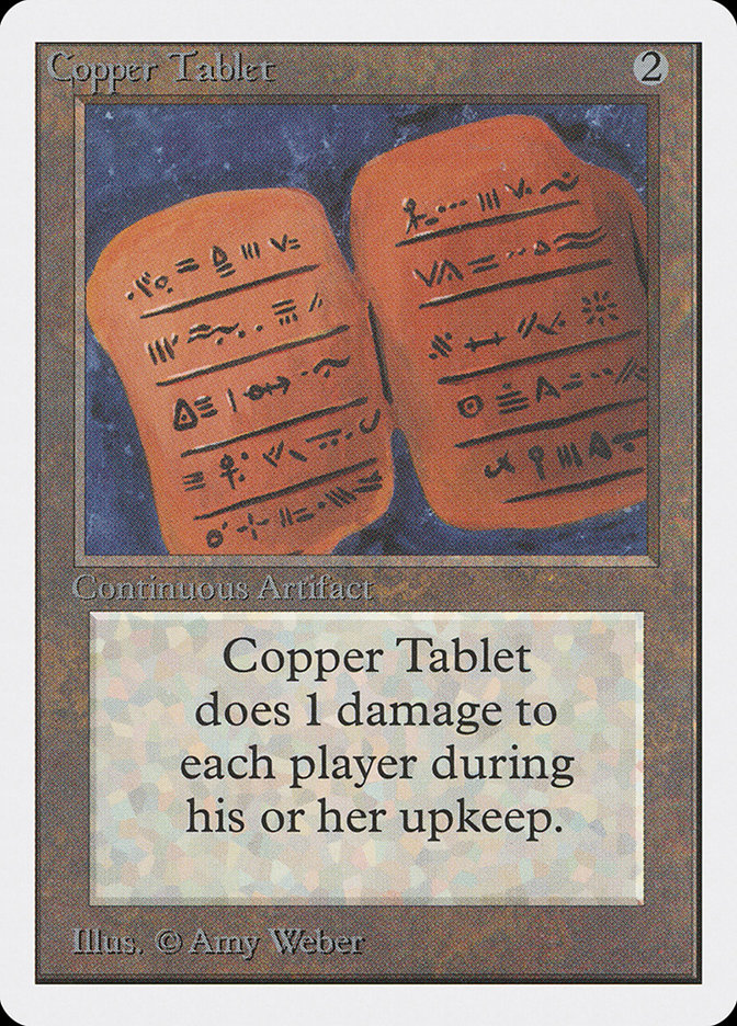 Copper Tablet 英語　MtG Copper Tablet (Unlimited Edition English) | Magic: The Gathering