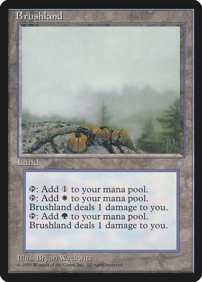 MTG 低木林地 Brushland 4枚セット ICE 初版 Brushland | Ice Age | Star City Games