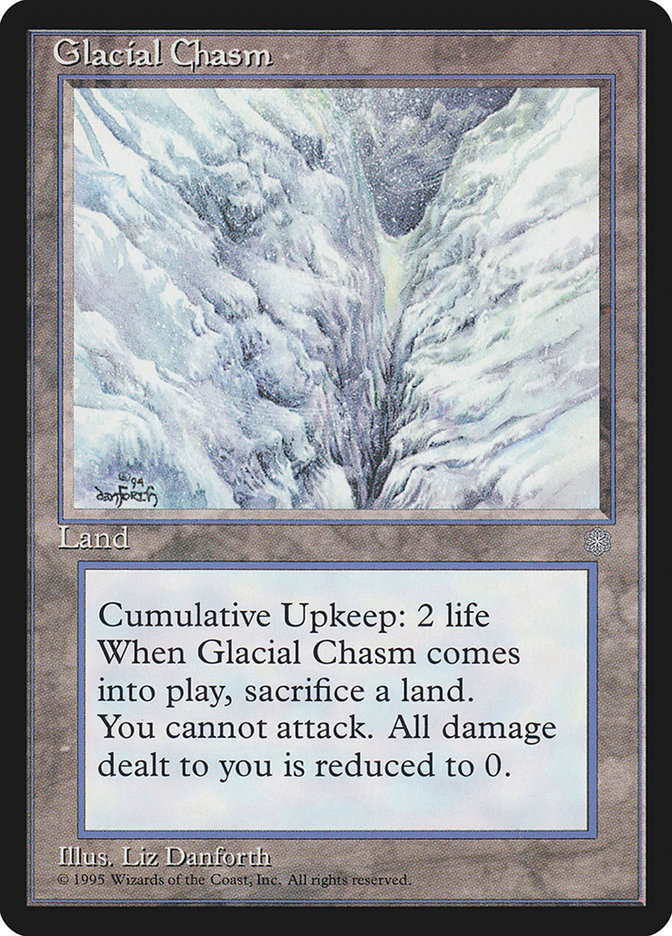 MTG MTG Glacial Chasm 英語4枚 Glacial Chasm | Ice Age | Star City Games