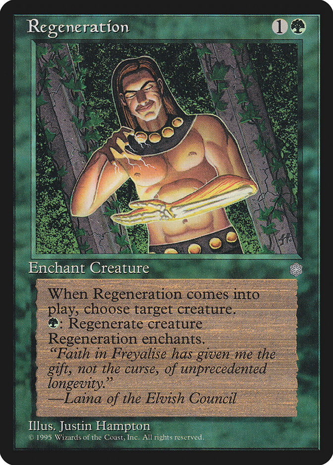 regeneration mtg card [30th Anniversary Edition]  TokenMTG it isnt Regenerate - MTG Mechanics Explained
