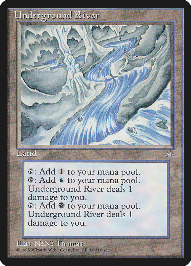 地底の大河/Underground River ICE 4枚セット MTG Underground River | Ice Age | Star City Games