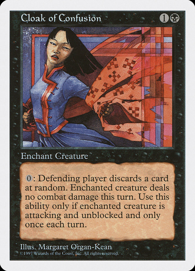 mtg can you look at cloaked cards Cloak of Confusion | 5th Edition