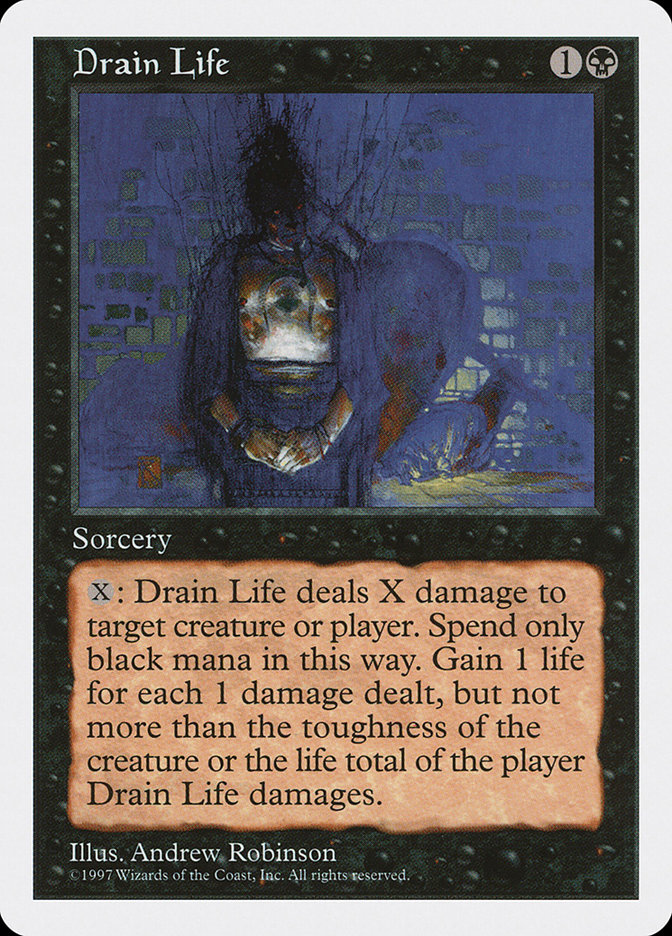 マジック：ザ・ギャザリング - 【サインド】MTG MIR 生命吸収/Drain Life 英語版 Drain Life | 5th Edition | Star City Games