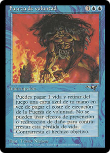 mtg spanish cards Magic: The Gathering - First flight (white-blue) Force of Will | Alliances