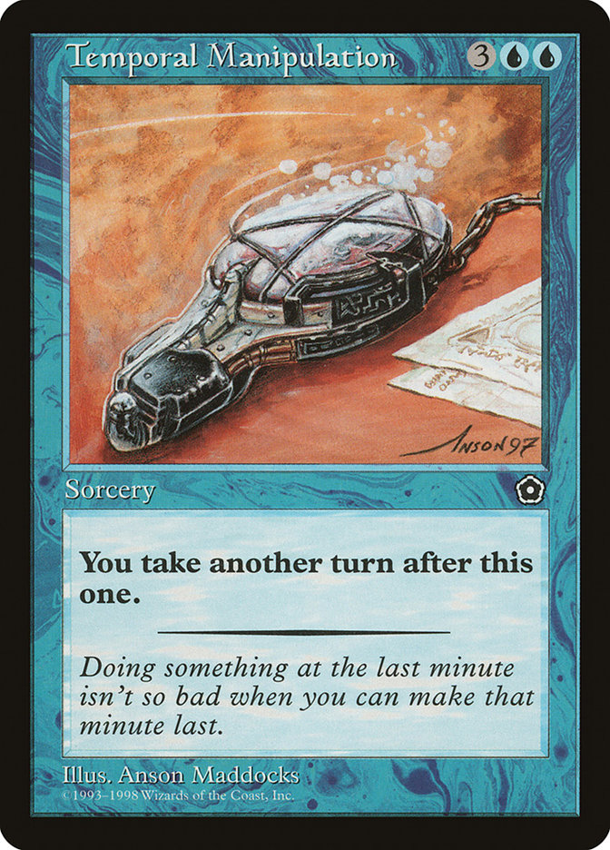 mtg 時間操作 Temporal Manipulation 2枚セット Temporal Manipulation | Portal Second Age | Star City Games