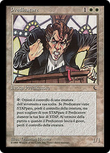 MTG  (英)  Preacher 1x Preacher The Dark MP English MTG Magic the Gathering x1