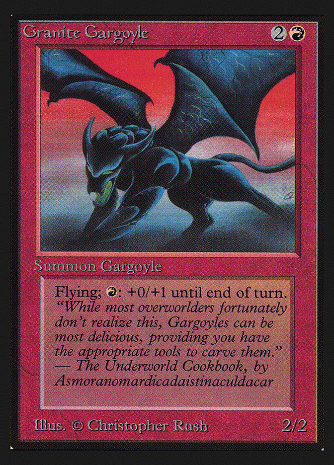 Granite Gargoyle (Not Tournament Legal) | Collectors