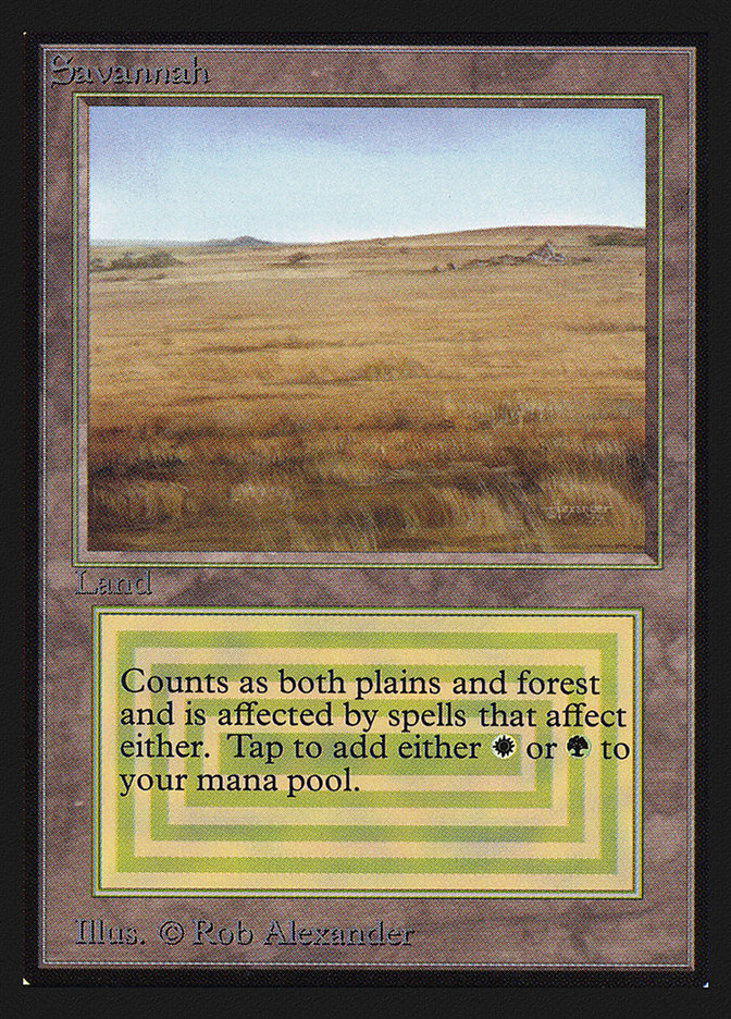 Savannah (Not Tournament Legal) | Collectors