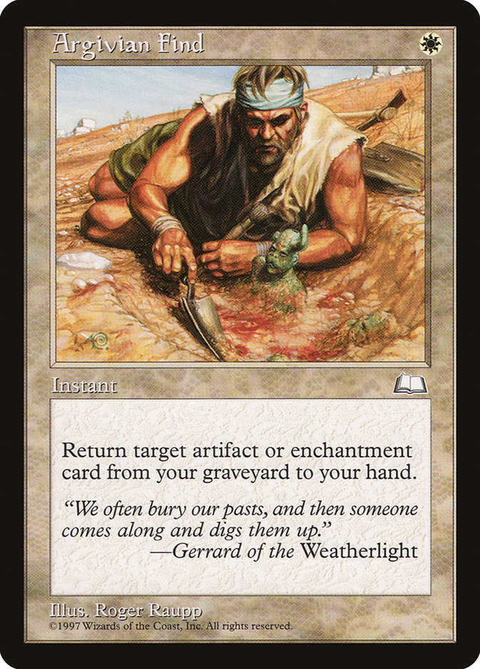 find mtg card Argivian Find | Weatherlight