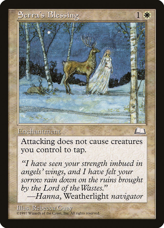 セラの祝福　Serra's Blessing foil レベッカ　貴重 SerrasBlessing__68935.