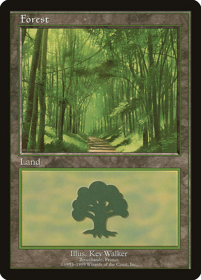 EUROランド 森 4枚セット MTG Forest (Euro) (Red) (France) | Promo | Star City Games