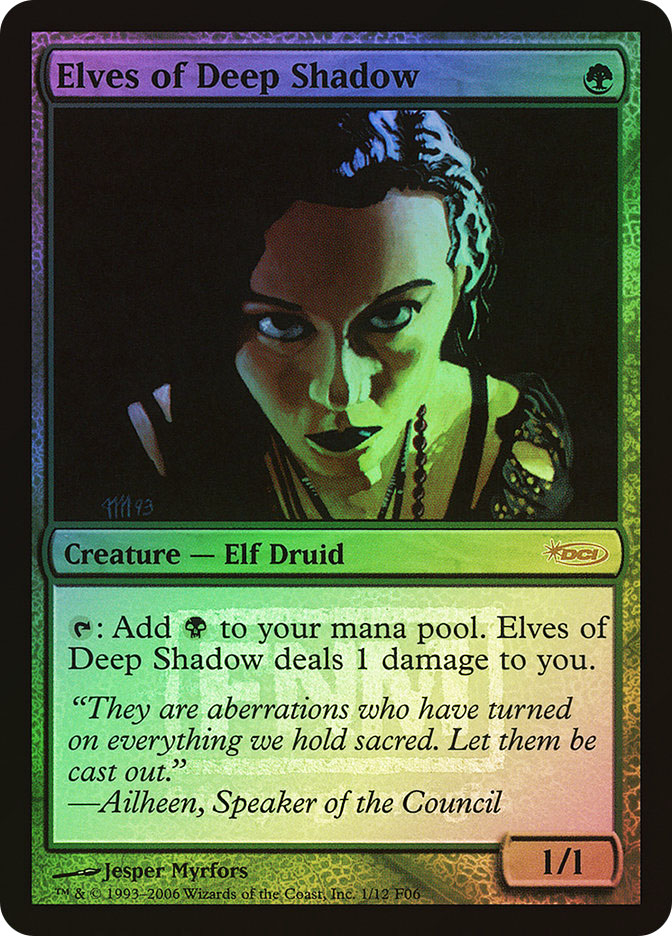 MTG 【FOIL】深き闇のエルフ/Elves of Deep Shadow Elves of Deep Shadow | The Dark | Card Kingdom