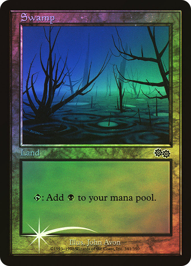 MTG 沼/Swamp Foil John Avon Secret Lair① MTG 沼/Swamp Foil John Avon Secret Lair① MTG 沼/Swamp Foil