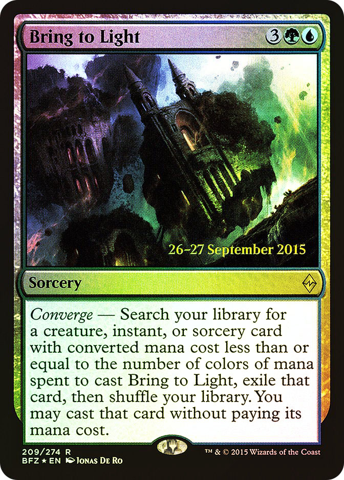 Bring to Light (Prerelease) (Battle for Zendikar) | Promo | Star