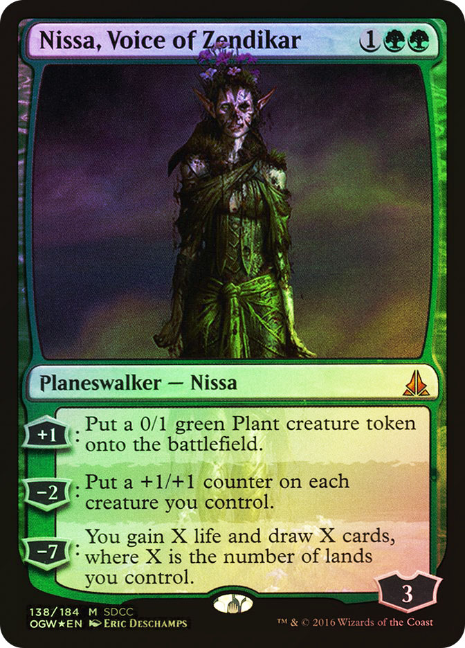 Nissa, Voice of Zendikar (SDCC 2016) | Promo: General | Star City Games