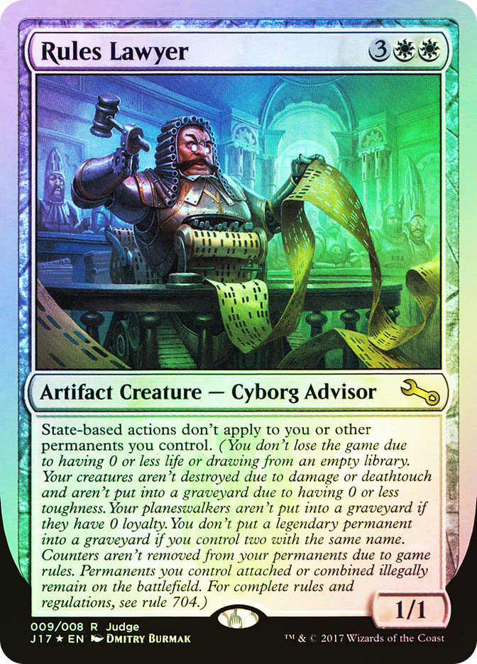 mtg rules lawyer card Print Playing Magic the Gathering with