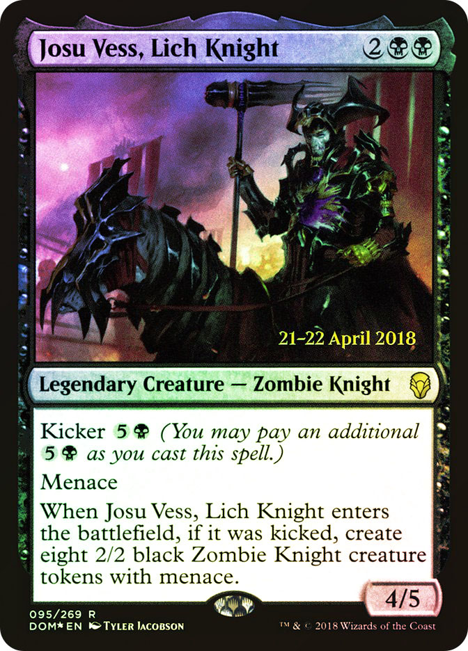 Josu Vess, Lich Knight - Dominaria MTG Card (Near Mint, English)