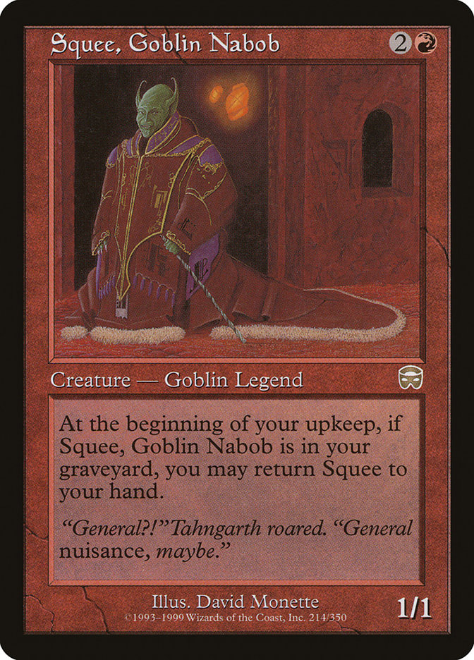 Squee, Goblin Nabob | Mercadian Masques | Star City Games