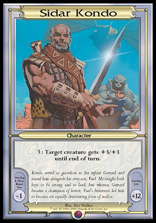 Sidar Kondo (Oversized) | Vanguard | Star City Games