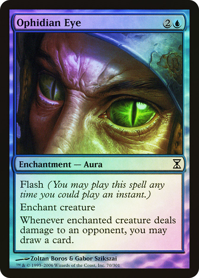 MTG foil 英語版 知恵の蛇の眼 Ophidian Eye 知恵の蛇の眼 (Ophidian Eye) · Time Spiral (TSP) #70