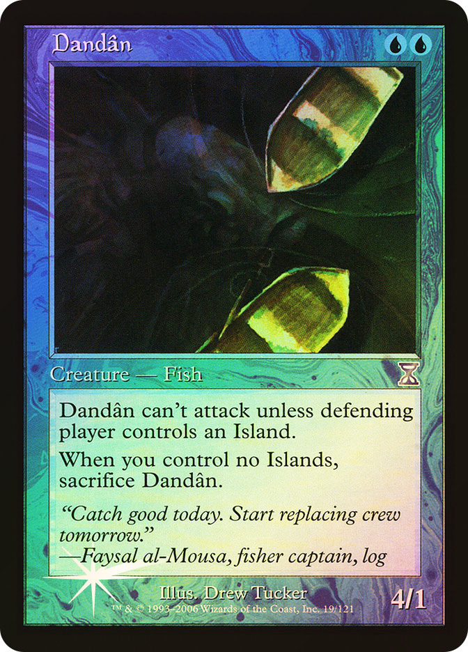 dandan mtg card Magic: the Gathering - Mint / near mint condition trading card MtG Time Spiral Timeshifted Dandan
