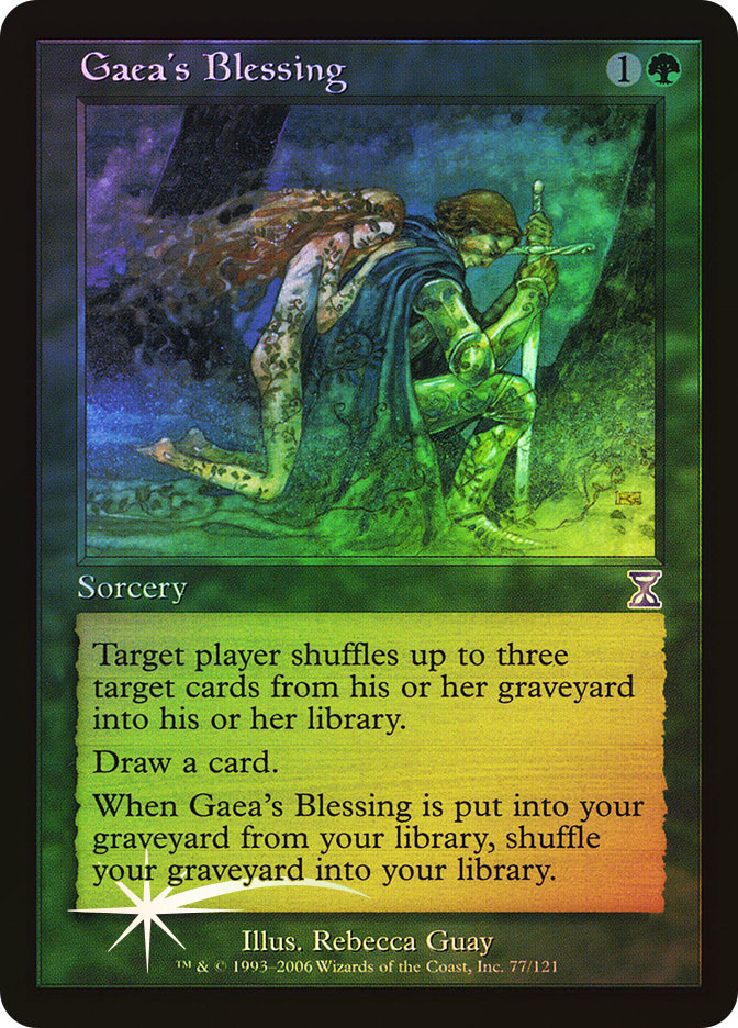 MTGプレイマット　Gaea’s Blessing Gaea's Blessing · Eternal Masters (EMA) #168 · Scryfall