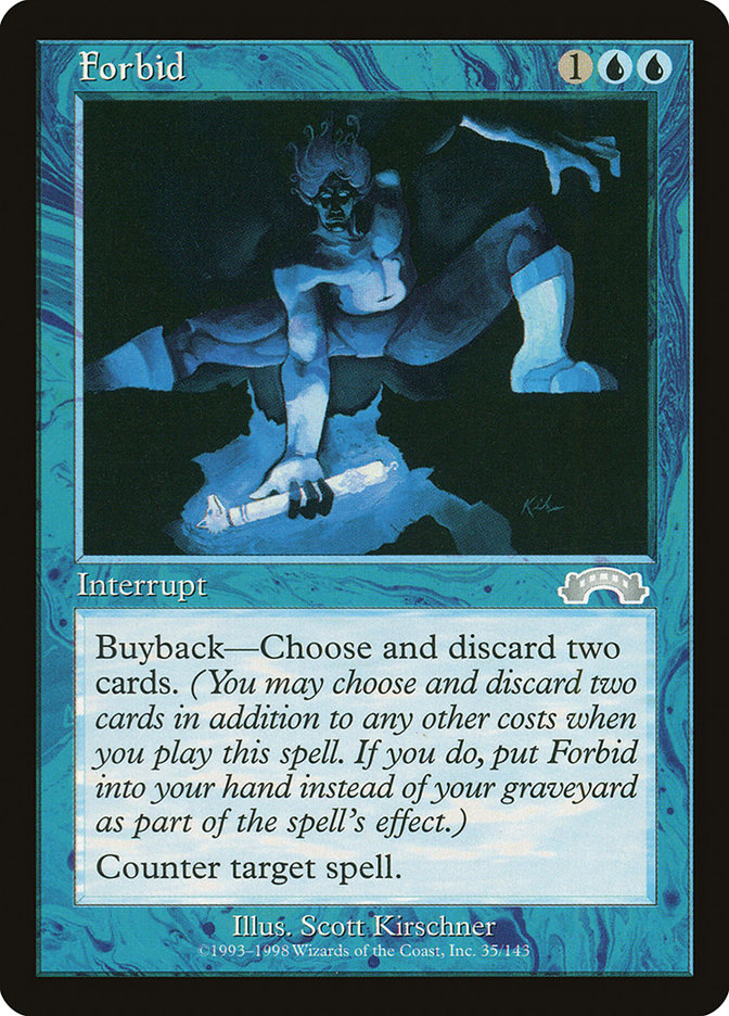 MTG Forbid英語版 1枚 foil Forbid | Exodus | Star City Games