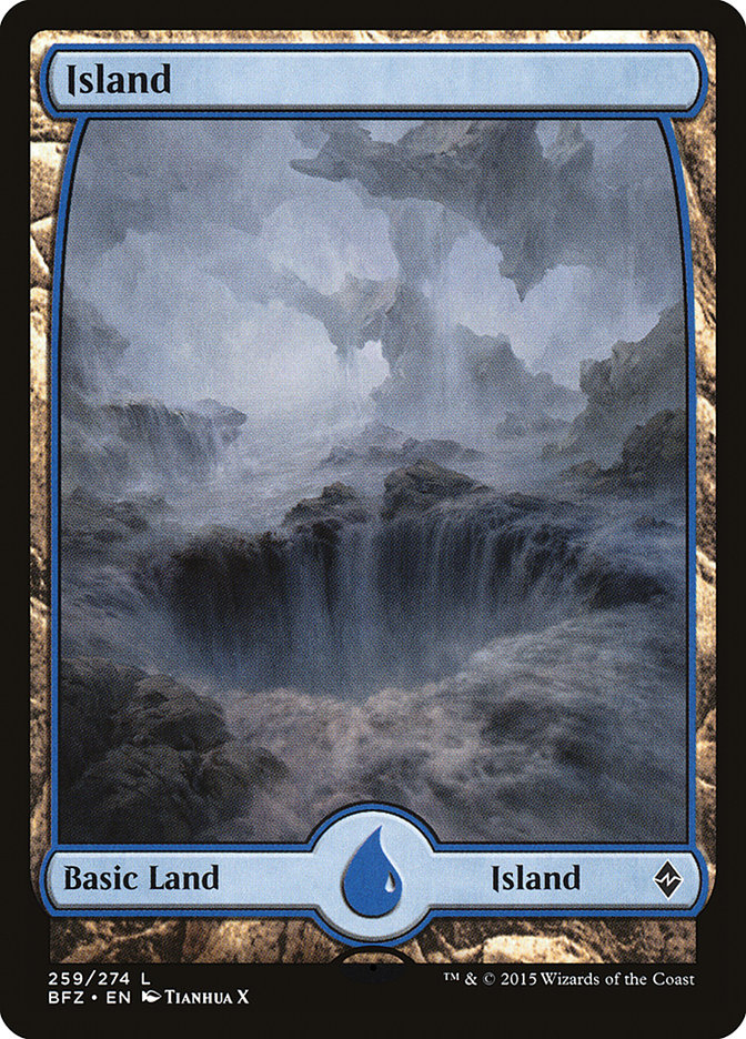 MTG PixelLands_v02.jpg１箱 Island (#259) (Full Art) | Battle for Zendikar | Star City Games
