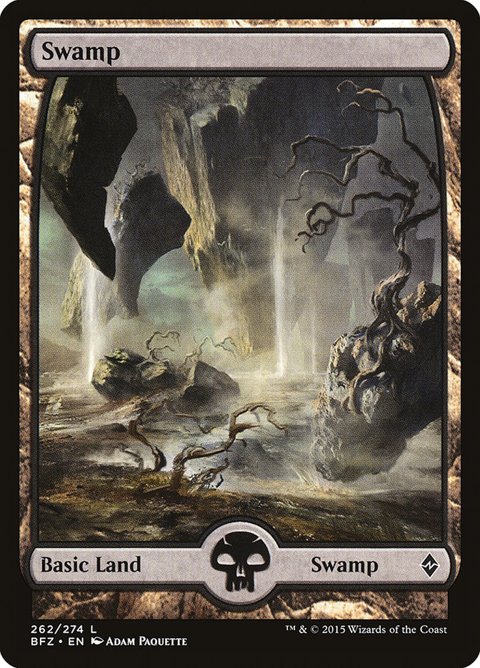 値下げ‼️MTG Swamp アルファ2枚　ベータ3枚　計5枚セット Swamp | Battle for Zendikar | Star City Games