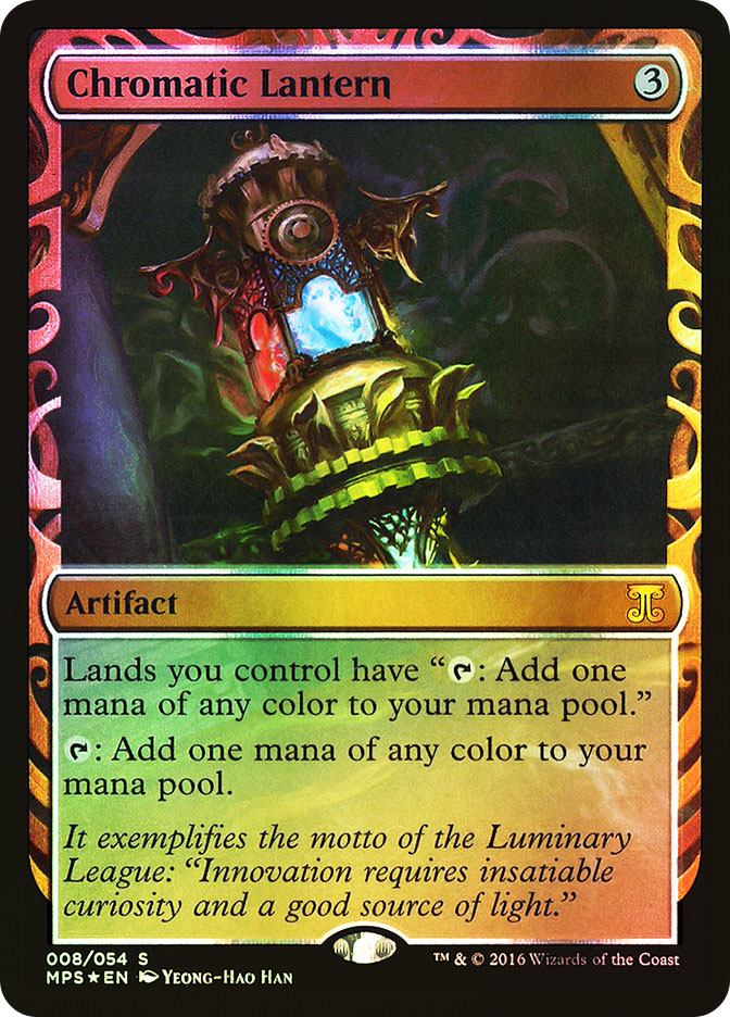 MTG　彩色の灯籠 /Chromatic Lantern MPS　foil Chromatic Lantern | Masterpiece Series: Kaladesh Inventions | Star