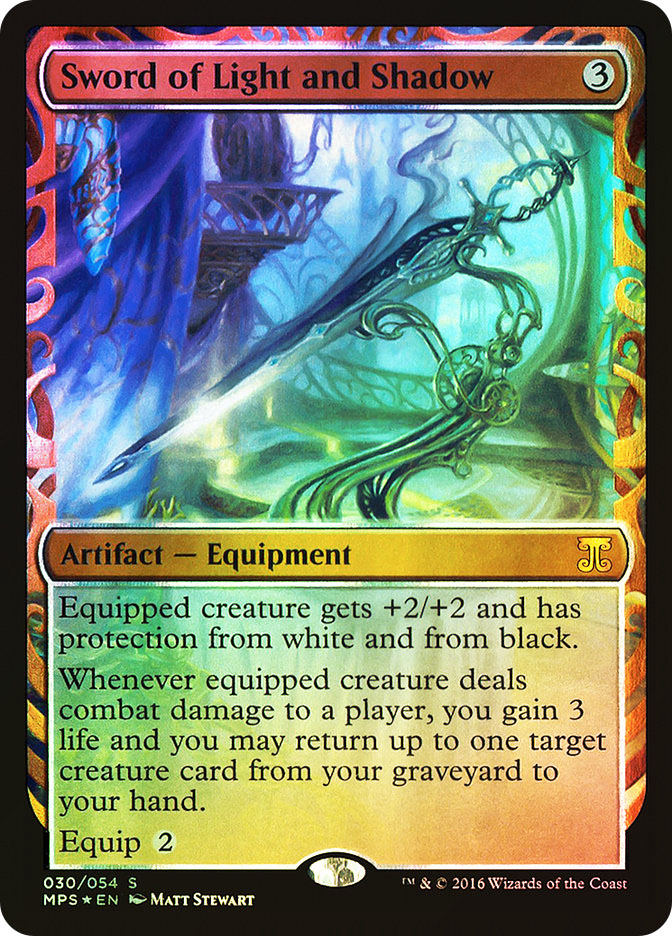 PSA10 剣5枚＋杖セット　MPS 部分光沢　KALADESH MTG Sword of Light and Shadow (Masterpiece Series: Kaladesh