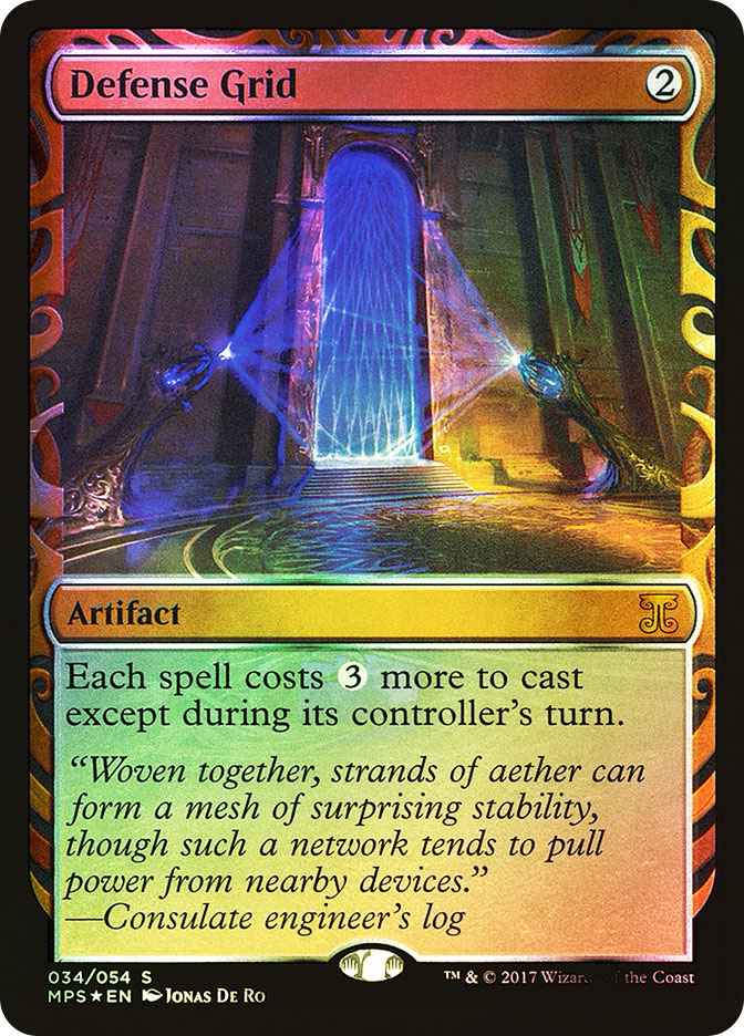 mtg Foil 防御の光網/Defense Grid 部分光沢[MPS 英語 mtg Foil 防御の光網/Defense Grid 部分光沢[MPS 英語 - メルカリ