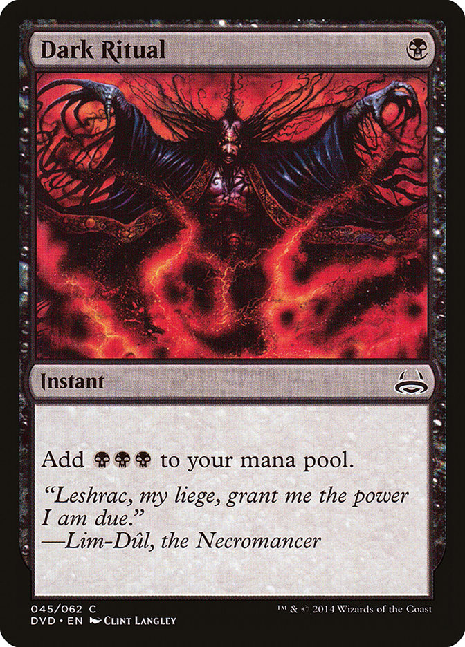 Dark Ritual & Commander's Plate セット mtg DarkRitual__92211.1648665446.