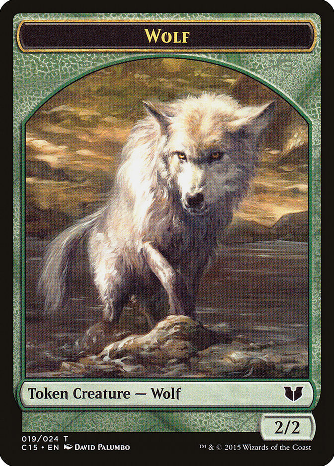 Wolf Token} // {Zombie Token} | Commander 2015 | Star City Games