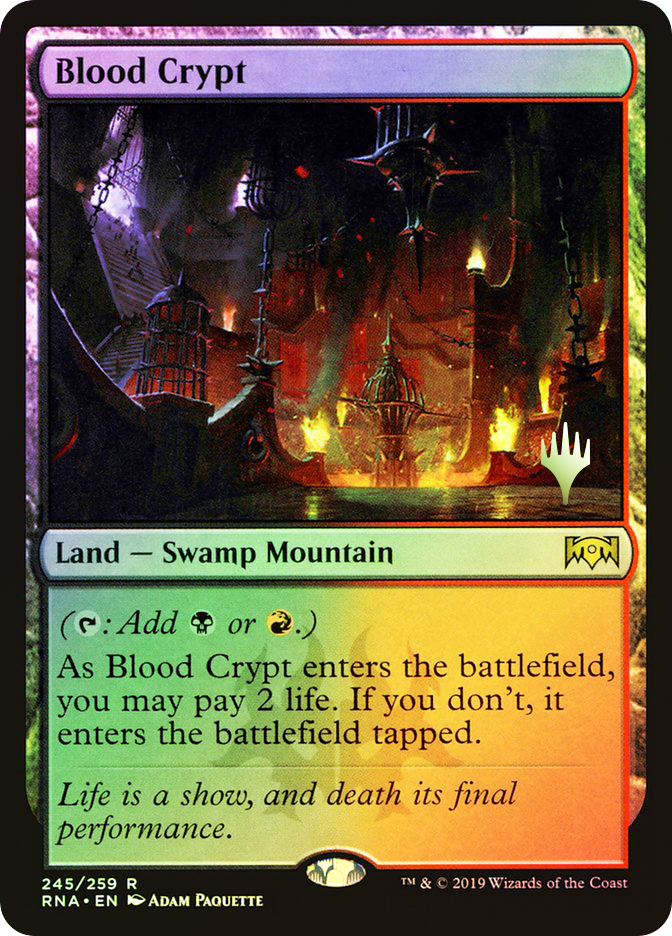 Cripta di Sangue (Blood Crypt) · Ravnica Allegiance (RNA) #245