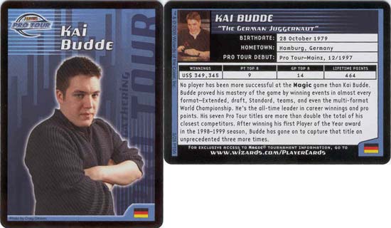 Kai Budde (2005) | Pro Player Cards | Star City Games