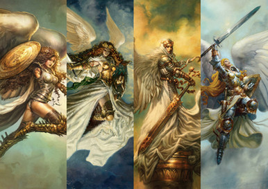 Greg Staples Lithograph - Angel Series - Set of 4 | Star City Games
