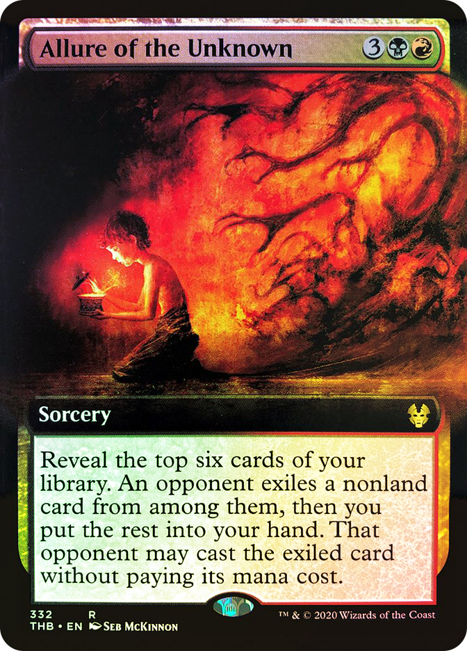 Allure of the Unknown (Extended Art) | Theros Beyond Death